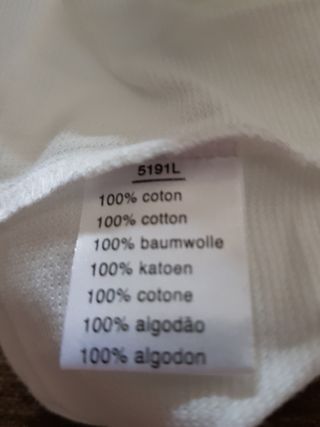 Camiseta Lacoste verde-blanca Talla 4 (M)