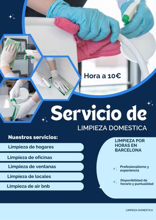 Servicio Limpieza Doméstica Barcelona