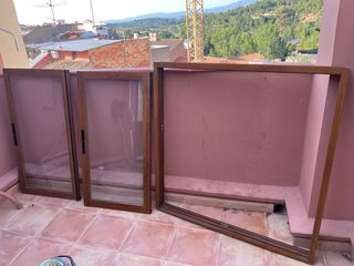 Ventanas madera - 2 unidades