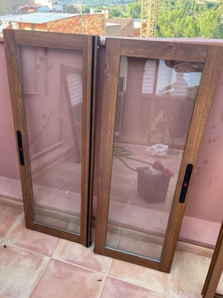 Ventanas madera - 2 unidades