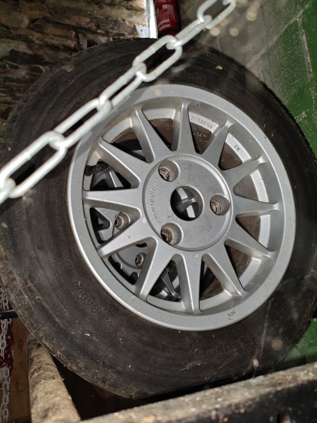 4 Llantas Peugeot 14" usadas