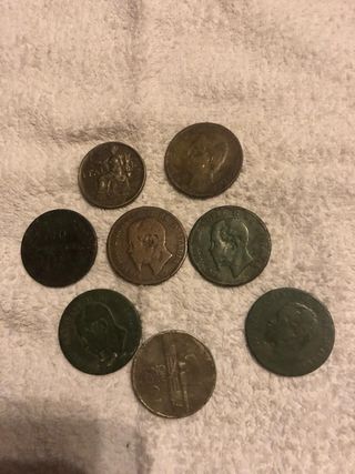 8 Monete Antiche Italiane