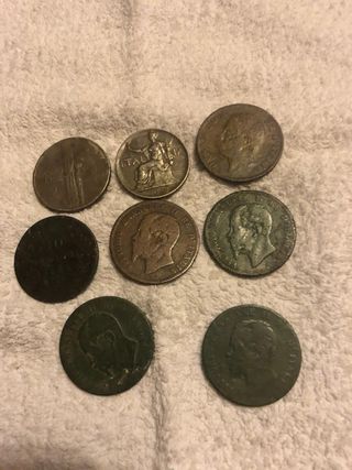 8 Monete Antiche Italiane