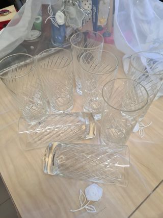 Bicchieri cristallo vintage (8)
