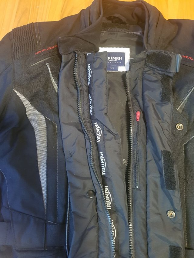 Chaqueta Triumph moto XL