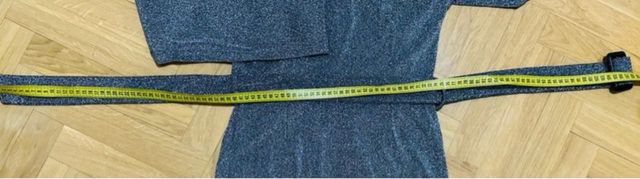 Vestido plateado fiesta brillo