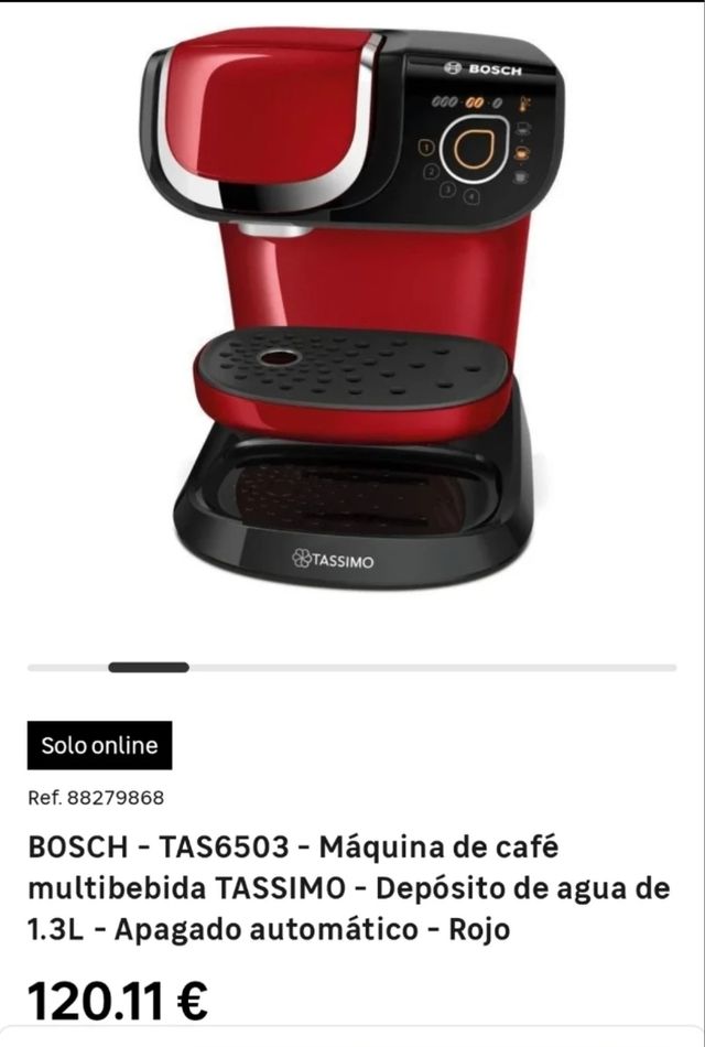 Caffettiera Bosch TAS6503 Rossa