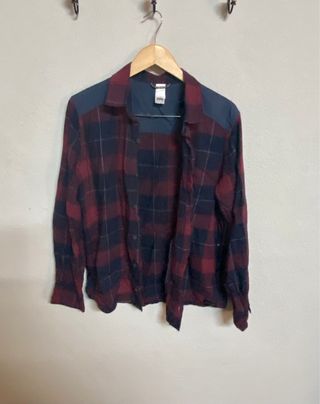 Camisa Decathlon cuadros rojos L