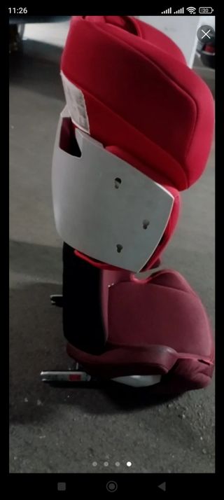 Silla coche isofix hasta 12 años