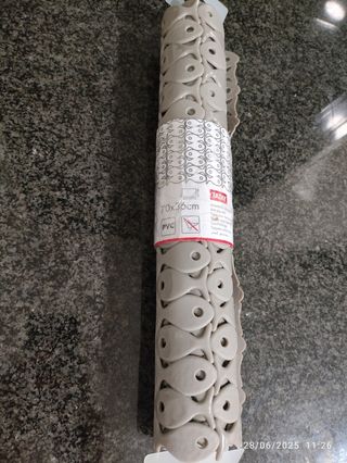 Alfombra baño antideslizante gris