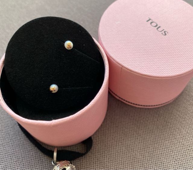 Pendientes Tous Oro 18k Perlas