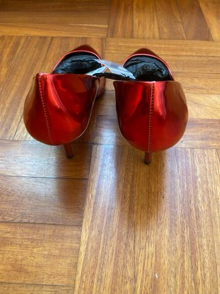 Zapatos tacón rojo talla 38