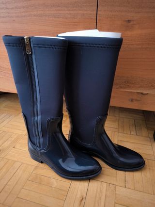 Botas altas lluvia Tommy Hilfiger azules