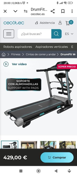 Cinta correr Cecotec ExtremaTrack
