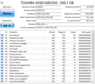 4x HDD 2.5" 500GB
