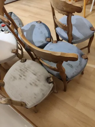 Sillas madera estilo provenzal