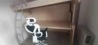 Litera abatible c/escritorio - beige