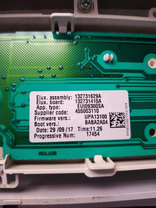 Mando Lavadora Zanussi 8kg