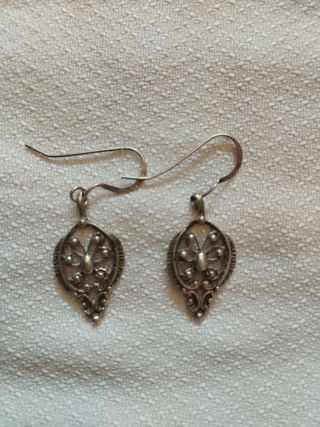 Pendientes plata mejicana