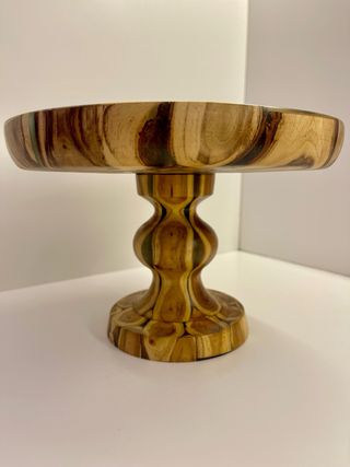 Alzata in resina e legno Artigianale Nuova