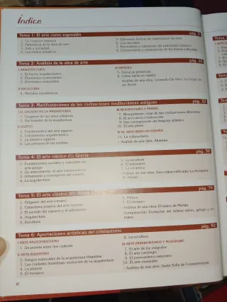 Artis Libro 2 Bachillerato Historia del Arte