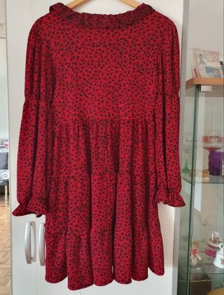Vestido rojo Mango - Talla S