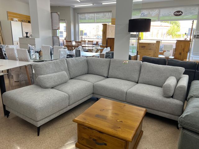 Sofá rinconero gris nuevo