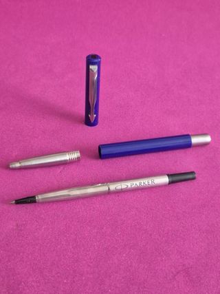 Conjuto escritura vintage Parker Vector