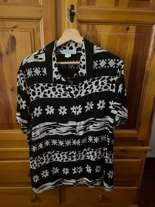 Camisa Dress Barn vintage oversize