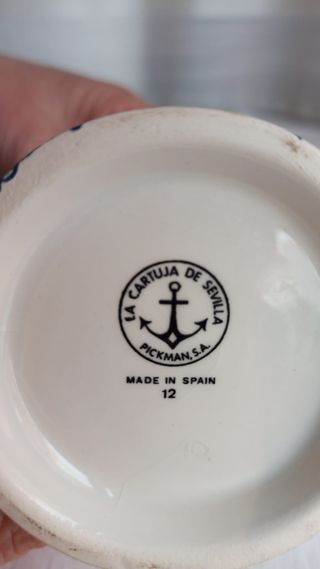 Botes farmacia y plato Sevilla: Decoración vintage