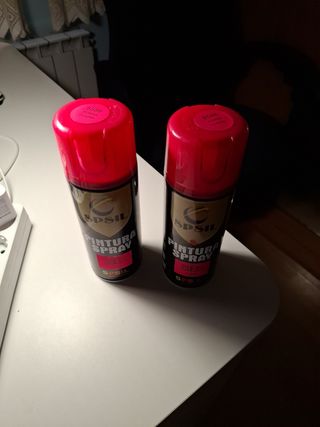 2x Pintura spray rosa 8586