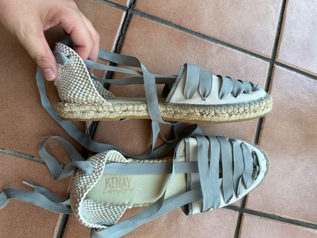 Alpargatas Kenay beige/gris - 41