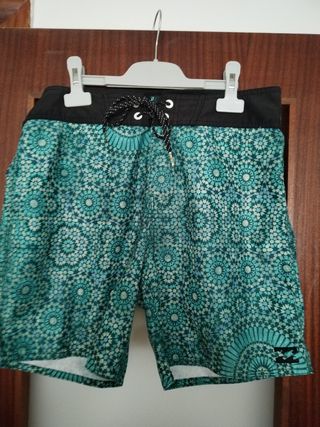 Bañador Billabong niño - Verde azulado.Talla 11-12
