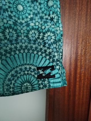 Bañador Billabong niño - Verde azulado.Talla 11-12