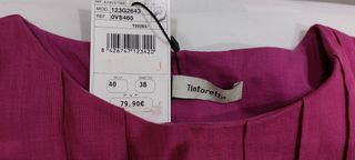 Vestido Tintoretto rosa - Talla L
