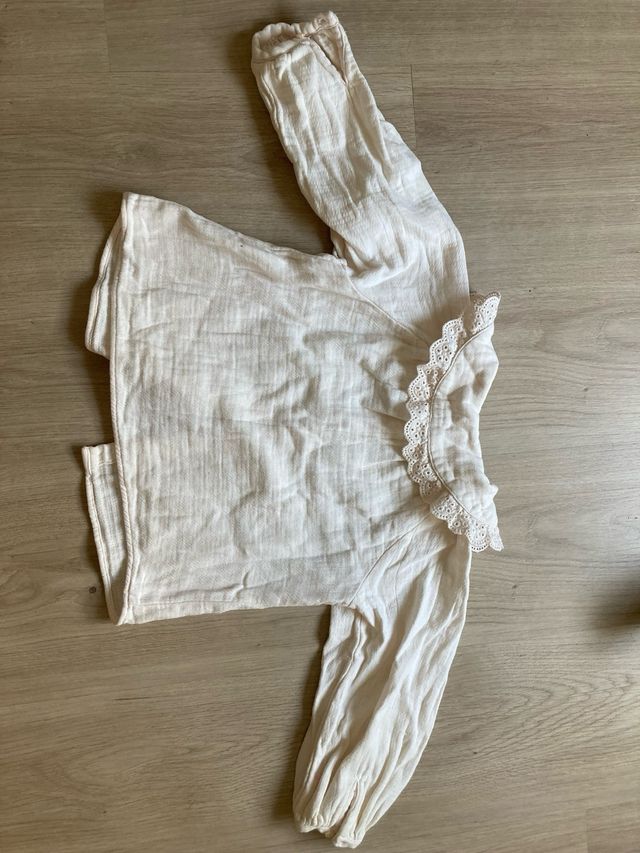 Blusa niña 3-4 años (104cm) beige