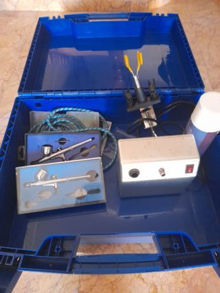 Oferta maletín Aerógrafo completo