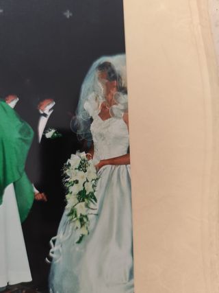 Vestido novia blanco usado