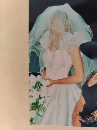 Vestido novia blanco usado