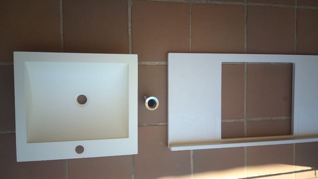 Pica y encimera lavabo