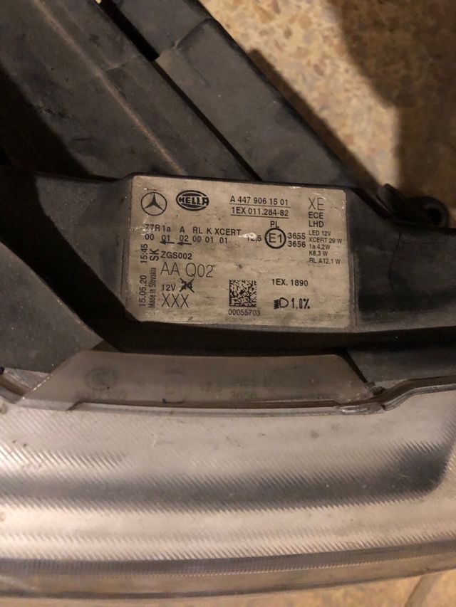 Ópticas Mercedes Vito - Faros Delanteros bi xenon