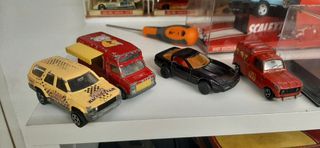 Coches miniatura 4 coches clásicos marca majorette