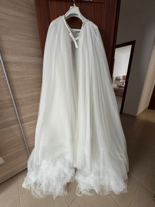 Falda Tul Boda Blanca