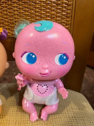 Lotto di 3 Bambole Bellies, Glitter