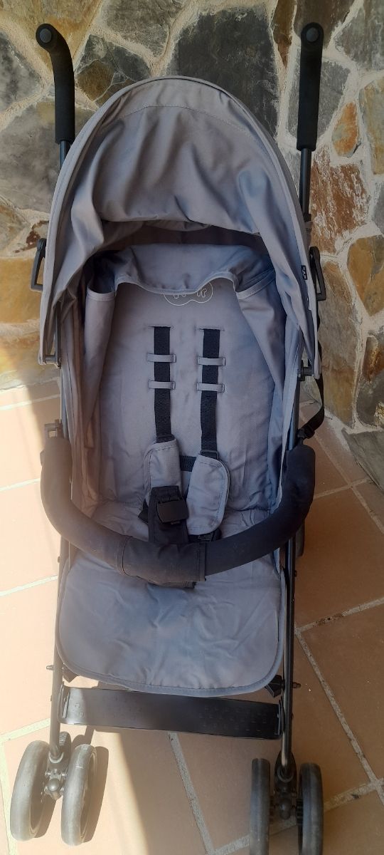 Silla paseo bebé ligera gris