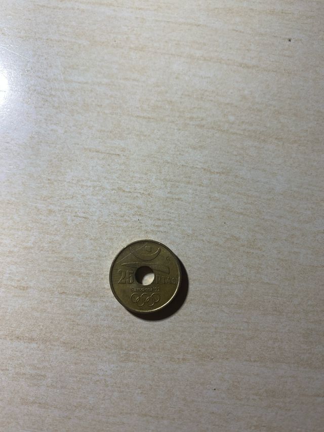 Moneda 25 Ptas Barcelona 92