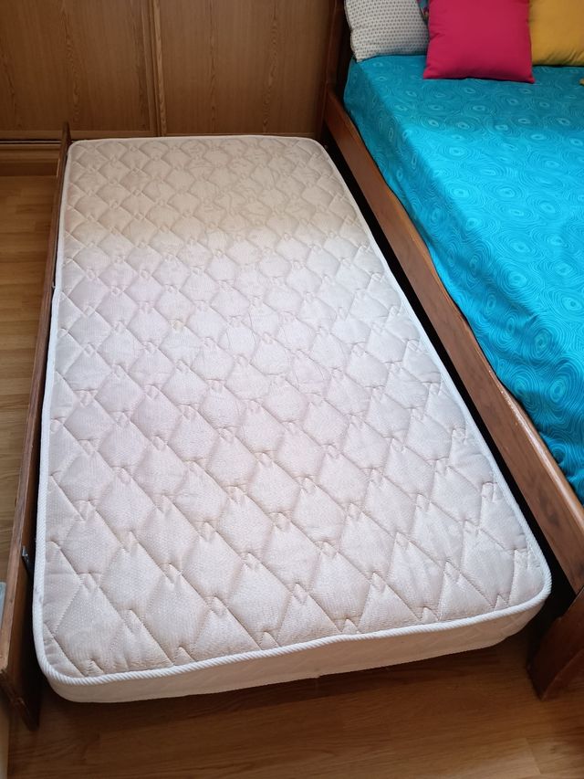 Cama nido madera - 2 colchones