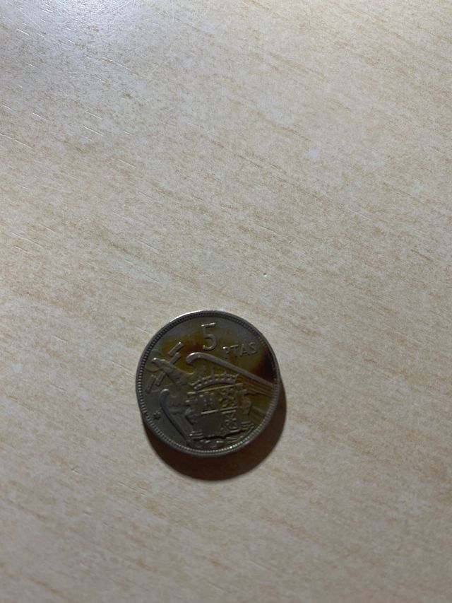 Moneda 5 pesetas Franco 1957