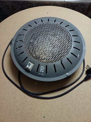 Mesa madera redonda + brasero