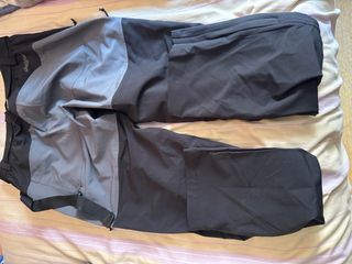 Pantalones Trekking +8000 Negro-Gris talla M MEN